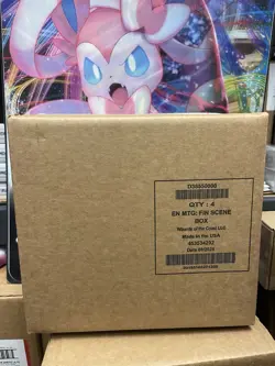 Factory Sealed CASE set of 4 Holiday Scene Box (1 of each) Final Fantasy FIN MTG - Image 1