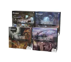Factory Sealed CASE set of 4 Holiday Scene Box (1 of each) Final Fantasy FIN MTG - Image 2