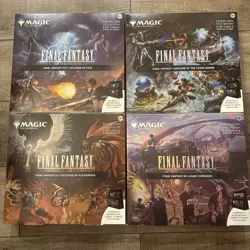 MAGIC THE GATHERING: FINAL FANTASY SCENE BOXES-SET OF ALL 4-SEALED CASE C - Image 1