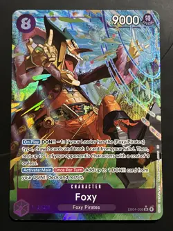 Foxy EB04-036 SR ALT ART The Azure Seas Seven One Piece CCG ENGLISH OP14 - Image 1