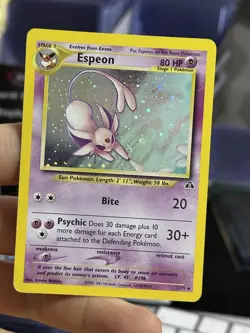 Espeon 1/75 Neo Discovery 2001 Holo Rare WOTC Pokemon Card TCG - Image 4