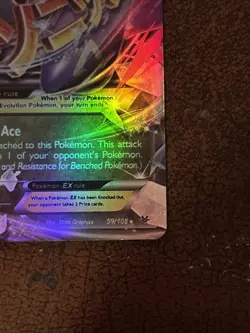 Pokemon TCG Mega M Latios EX Holo Ultra Rare Card Roaring Skies 59/108 NM LP - Image 3