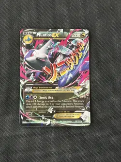 Pokemon TCG Mega M Latios EX Holo Ultra Rare Card Roaring Skies 59/108 - Image 1