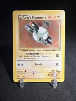 Lt Surges Surge’s Magnemite 80/132 - Gym Heroes - Pokemon Card TCG 2000 - Image 1