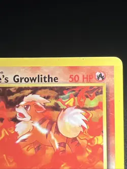 Blaines Blaine’s Growlithe 62/132 - Gym Heroes - Pokemon Card TCG 2000 - Image 2