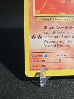 Blaines Blaine’s Growlithe 62/132 - Gym Heroes - Pokemon Card TCG 2000 - Image 5