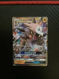 Lycanroc GX SM14 Promo - Sun & Moon Black Star Promos - Pokemon TCG LP - Image 1