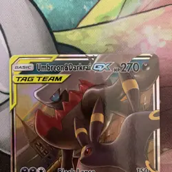 Pokemon TCG Umbreon and Darkrai GX Tag Team Card 125/236 NM - Image 2