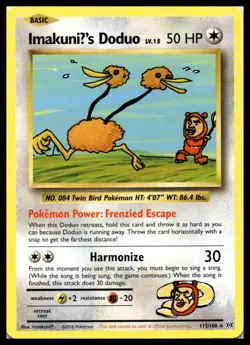 ImakuniU's Doduo 112/108 XY - Evolutions Secret Rare Pokemon Card | NM - Image 1