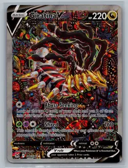 Pokemon TCG Giratina V (Alternate Full Art) #186/196 SWSH11: Lost Origin - Image 1
