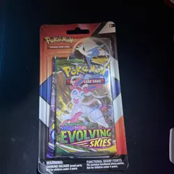 Pokemon TCG Evolving Skies Chilling Reign 2 Booster Blister Pack W Latios Pin - Image 1