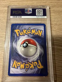 Pikachu Yellow Cheeks 1999 WOTC Pokemon Card 58/102 Base Set PSA Grade NM Mint 8 - Image 2