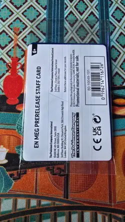 Pokemon Mega Evolutions Staff Promos Set of 4 SEALED in Pack - Image 2