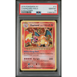 2016 Pokemon Card TCG Evolutions XY Charizard Holo 11/108 PSA 10 Gem Mint - Image 1