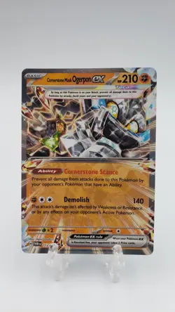 Cornerstone Mask Ogerpon ex #112/167 SV06: Twilight Masquerade Pokemon Card TCG - Image 1