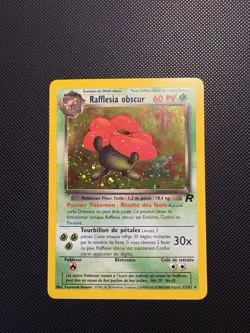 Vintage Pokemon TCG Dark Vileplume FRENCH 13/82 Team Rocket Holo Rare LP 🔥 - Image 1