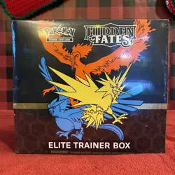 POKEMON TCG HIDDEN FATES FACTORY SEALED ELITE TRAINER BOX ETB - New w/ tear - Image 1