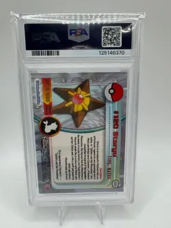 2000 Topps Chrome Pokemon TV #120 Staryu PSA 9 MINT - Image 2