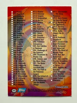 Pokemon Topps TV/Movie Animation Edition Trading Cards Series 2 - You Choose - Image 5