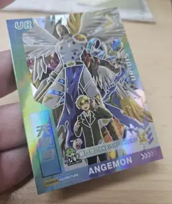 ANGEMON & T.K. UR-015 Digimon Adventure Classic Card Series 2024 Holo Full Art - Image 5
