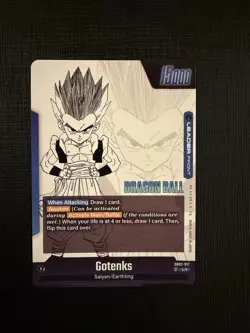 Gotenks SB02-017 Gold Leader Manga Booster 02 Dragon Ball Card English NM - Image 2