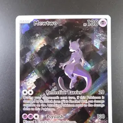 Mewtwo SVP 052 Pokemon Promo 151 Full Art Holo Ultra Premium Card - Image 2