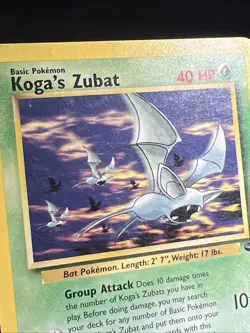 Koga’s Kogas Zubat 83/132 - Gym Challenge - Pokemon Card TCG 2000 - Image 4