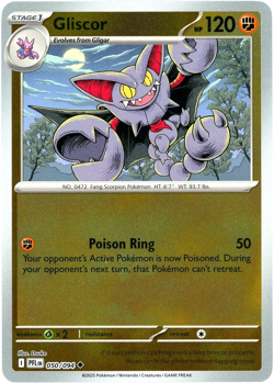Gliscor (Reverse Holo-Foil) - Pokemon TCG Card - Phantasmal Flames PFL #050/094 - Image 1