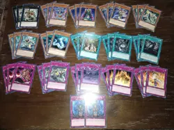 Yugioh Reptile/Ogdoadic Deck Core Of 47 Cards! Evil Dragon, King Of Feral Imps - Image 1