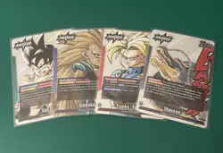 Dragon Ball Super Manga Booster 02 Leader Cards Lot Of 4(Details in description) - Image 1