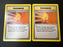 2x Super Potion 90/102 Base Set - Pokemon Card TCG 1999 - Image 1