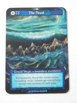 The Flood Unique Non-Foil Sorcery Gothic TCG Trading Card - Image 1