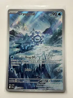 Pokemon TCG Cryogonal 111/086 - English Black Bolt Illustration Rare Card - NM - Image 3