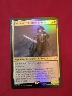 Frodo, Adventurous Hobbit 0002 Mythic Foil Lord of the Rings Commander MTG NM - Image 3