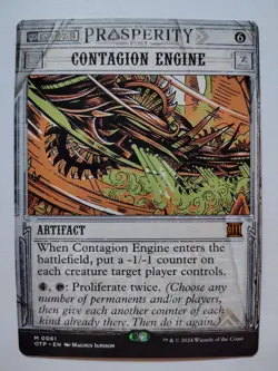 Contagion Engine #61 (NM) Thunder Junction OTP Magic MTG - Image 1