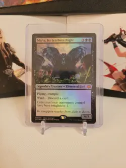 Maha, The Feathers Night FOIL MTG Bloomburrow NM-M 100 - Image 1