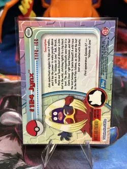 2000 Topps Pokemon TV Animation Edition Series 3 Holo Foil #124 Jynx LP - Image 5