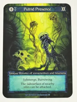 Putrid Presence Unique Gothic Water NM Sorcery: Contested Realm - Image 1