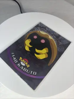 2000 Topps Pokemon TV Animation Edition Series 3 Holo Foil #140 Kabuto Blue 1st - Image 2