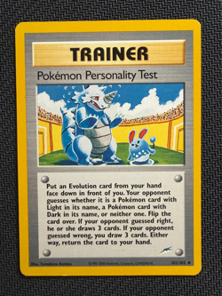 Pokemon Personality Test 102/105 Neo Destiny non-holo Tomokazu Komiya Gallery ~ - Image 1