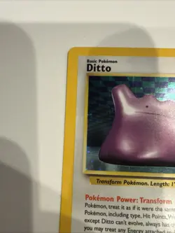 Pokemon Ditto 3/62 Holo Rare Unlimited Fossil - Image 4