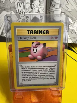 Pokemon TCG Clefairy Doll Trainer Base Set 70/102 - Image 1