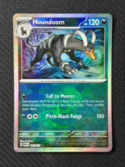 Houndoom 063/131 Pokeball Holo Prismatic Evolutions Pokemon English Near Mint - Image 1