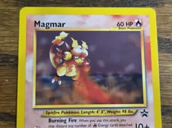 Pokemon Wotc Black Star Promo # 44 Magmar,,not played - Image 2