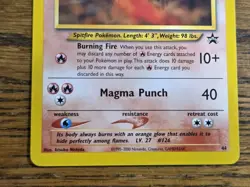Pokemon Wotc Black Star Promo # 44 Magmar,,not played - Image 3