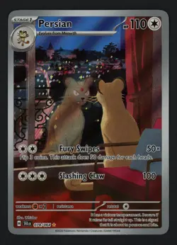 Persian 078/064 SV: Shrouded Fable Illustration Rare Pokemon TCG - Image 1