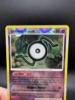 Pokemon TCG Unown [S] 39/132 Secret Wonders Reverse Holo Rare LP - Image 3