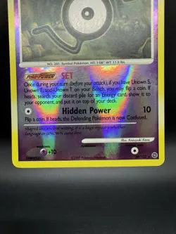 Pokemon TCG Unown [S] 39/132 Secret Wonders Reverse Holo Rare LP - Image 4