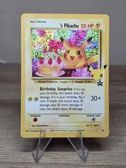 Pokemon Celebrations: Classic Collection #24/53 ______'s Pikachu (Birthday) - Image 1