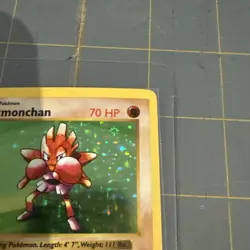 Pokemon TCG Hitmonchan Base Set Holo Shadowless Rare Card 7/102 - Image 4